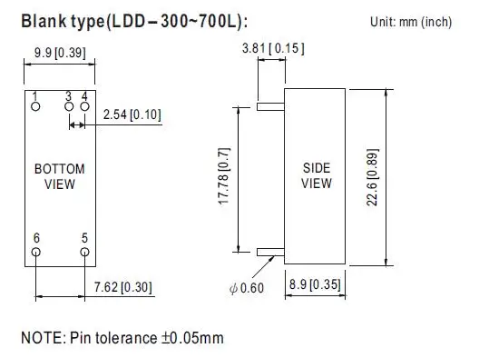 Ldd 700l схема подключения