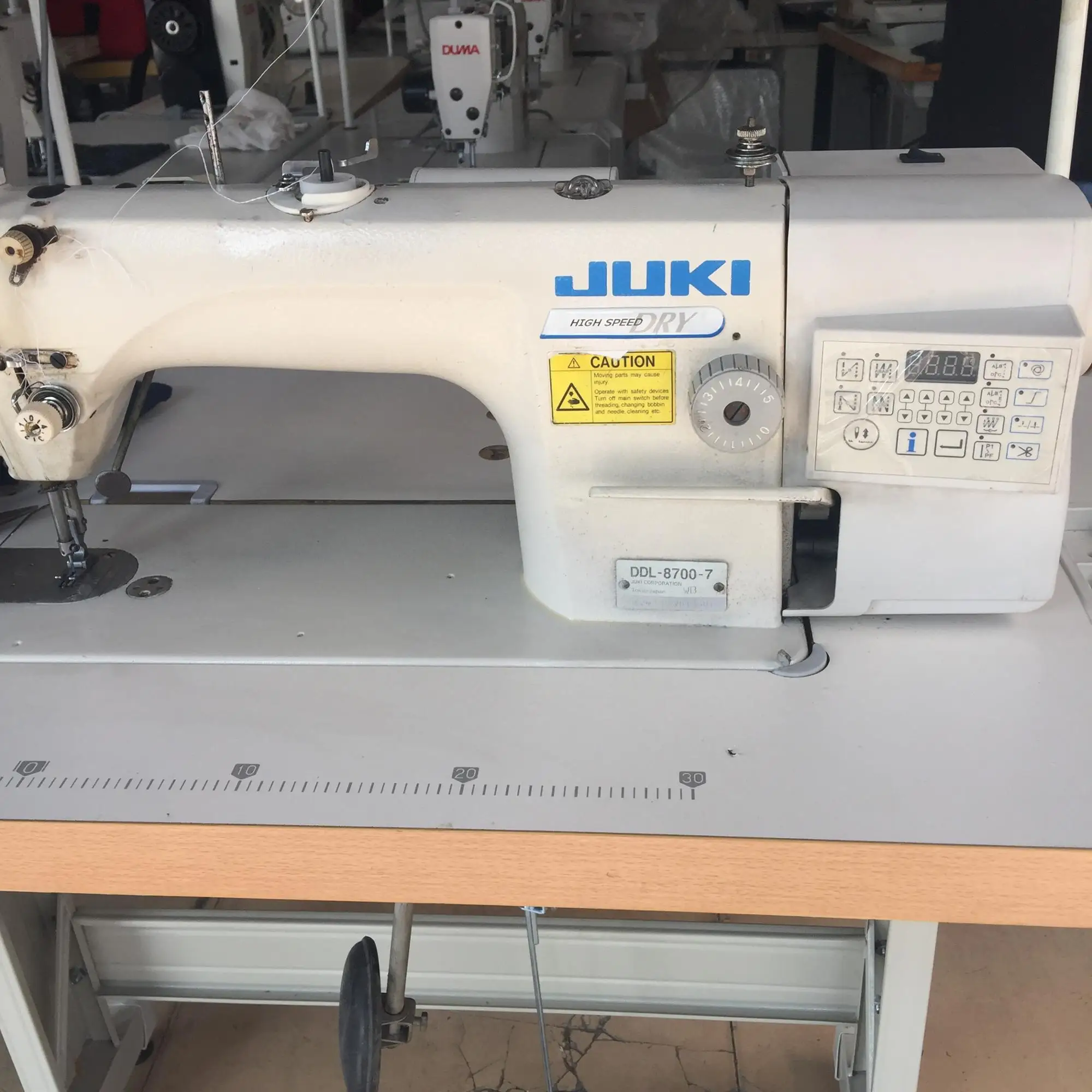 Used Direct Drive Juki 8700b Industrial Lockstitch Sewing Machine With