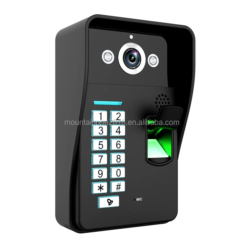 7 Recording Fingerprint Recognition Rfid Password Video Door Phone Intercom Doorbell With 8g Tf Card Night Vision Security Cctv Buy Dvr With Video Door Phone Intercom Product On Alibaba Com