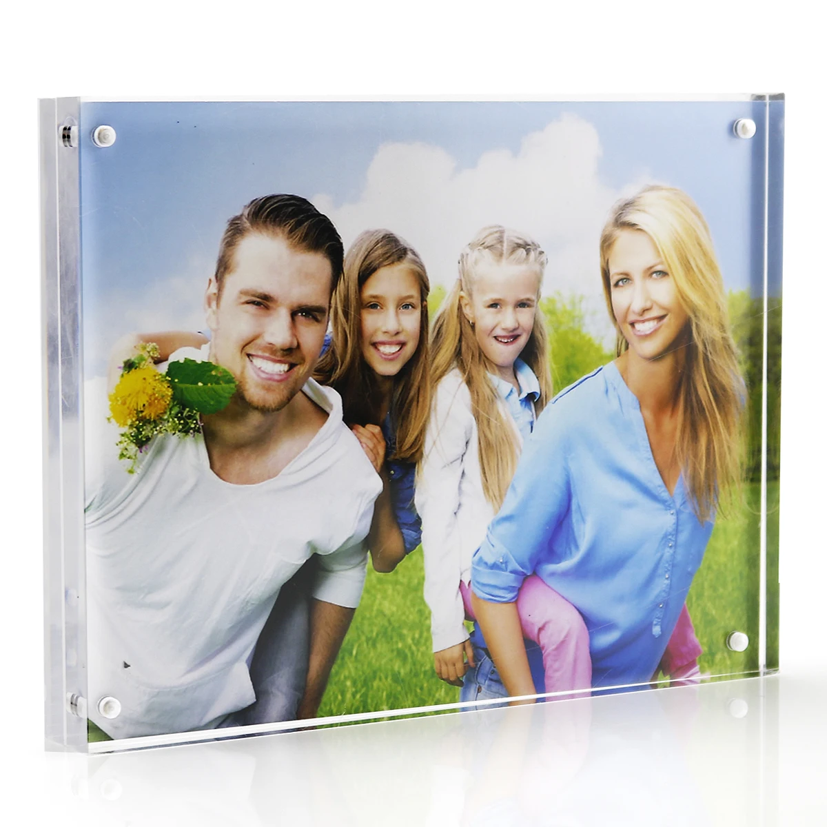 Acrylic Photo Frame 4 X 6,5 X 7 And 6 X 8,8 X 10 Factory Direct Selling