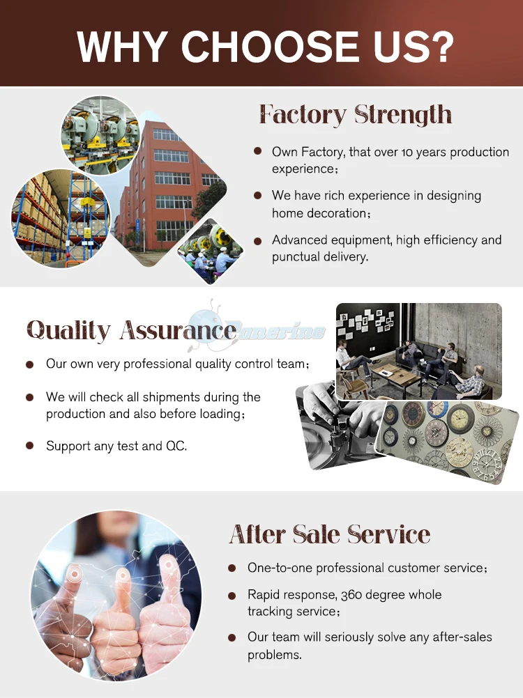 Silent Modern Art Decorative Wall Clock Rustic Metal for Living Room

<div id=