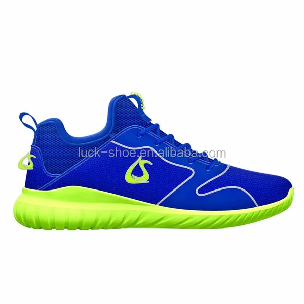 bright colored athletic shoes