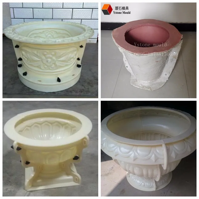 Garden Large Plastic Flower Pot Mold Silicone Mold - Buy Flower Pot ...