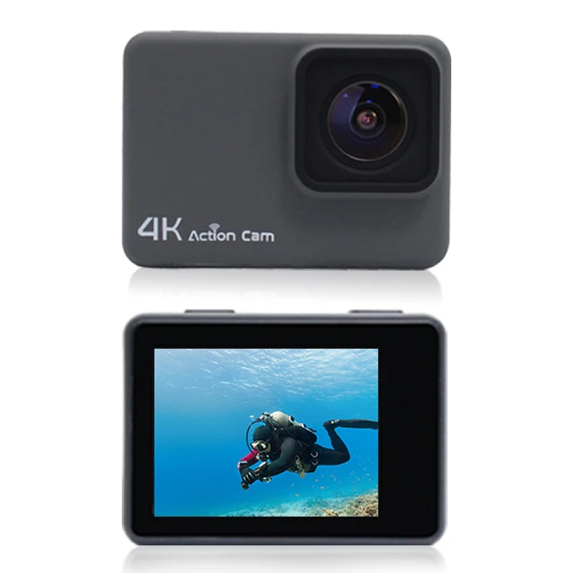 
Waterproof Diving Action Camera 4K Wifi , Lcd Display Action Cam For Car, Wifi Mini Camera 1080P 