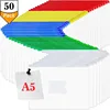 european custom clear file decoration sorter folder clip bag