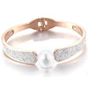 2019 fashion 316L stainless steel jewelry zircon bangles