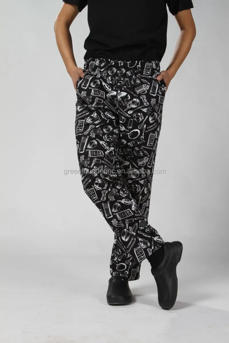 Red Pepper Chili Chef Pants Baggy Pants Worker Uniforms Supply Buy Pepper Chef Pants,Baggy