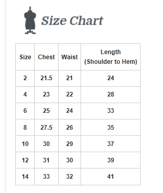 Kids Dress Size Chart