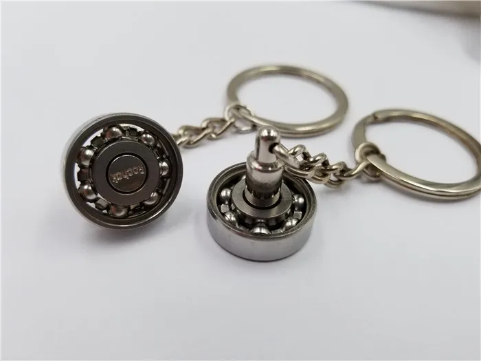 Metal 3d Rotating Ball Bearing Keychain Factory Price Buy Rotating