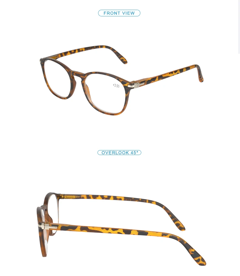 2021blongu Italy Designer Reading Glasses Retro Plastic Optical