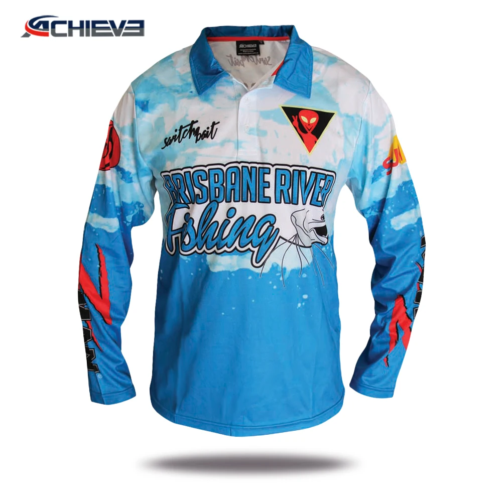 Cheap wholesale Sublimation mens long sleeve polo shirt with pocket
