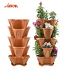 Customized Color Available Pp Material Modern Flower Pot