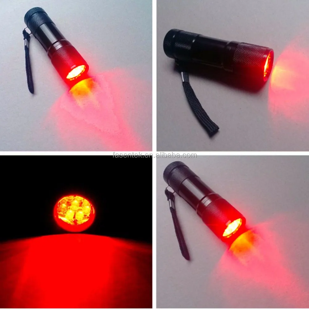 Red Light LED Flashlight for Astronomy