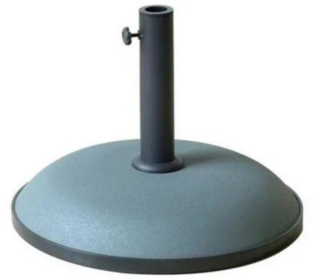 Outdoor Cement Stand Central Pole Patio Umbrella Round Concrete Base