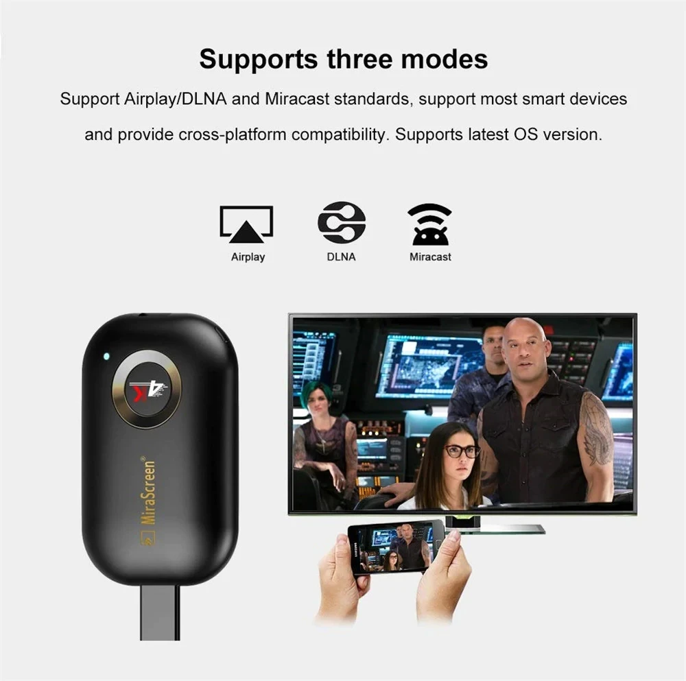 MiraScreen G9 Plus 5G Dual-core Mirroring Multiple Device 4K Resolution ...