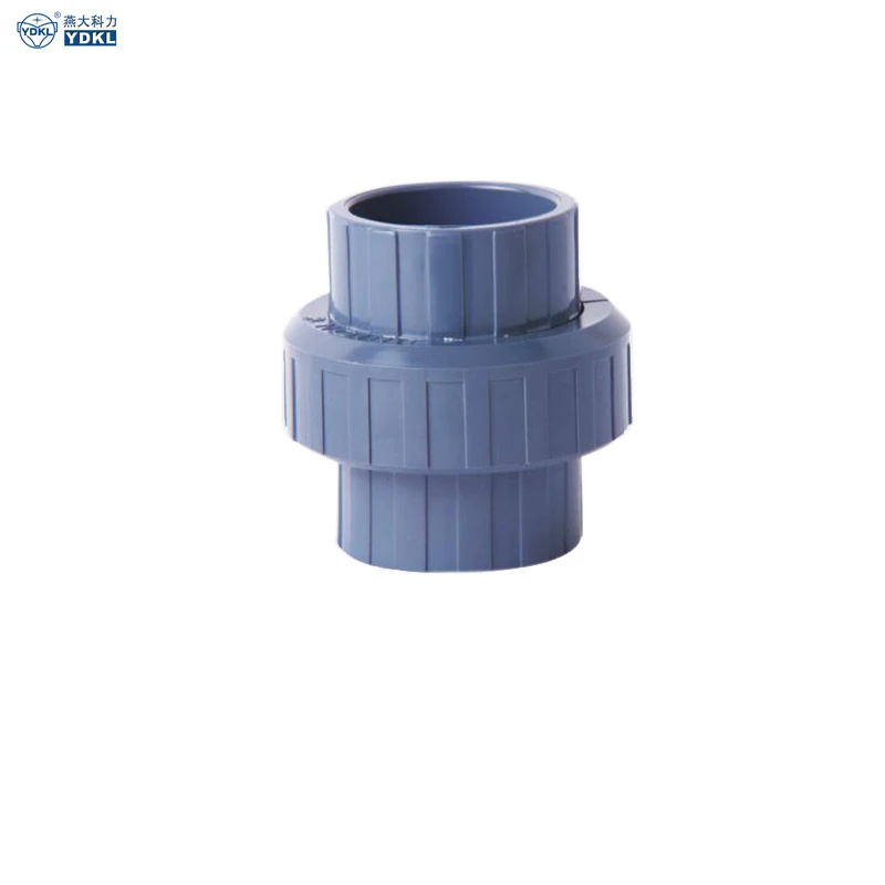 pvc union with Socket DIN BS JIS ANSI or Thread BSPT NPT household fitting
