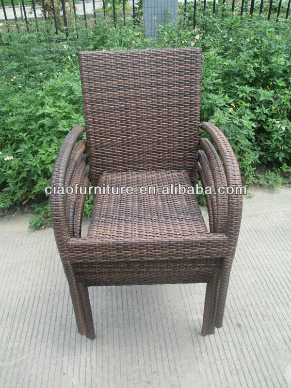 Aluminium Garden Plastic Rattan Chair Stackable Chairs Wholesale Buy