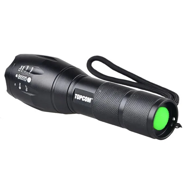 Zoomable LED 2000 Lumens Ultra Bright Tactical Flashlight Waterproof Handheld Flashlight