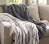 SZPLH Hand knit chunky cable knit throw blanket for sofa
