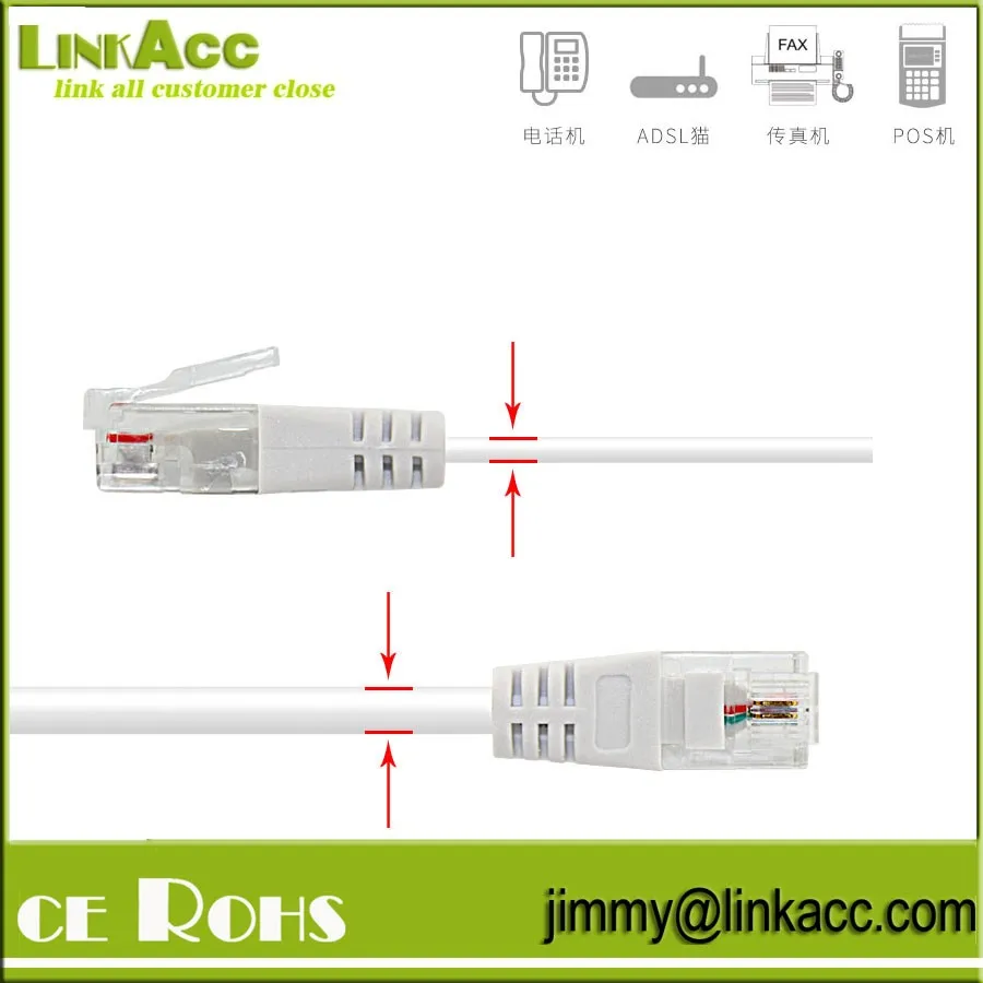 Pos Cash Drawer Kick Cable Rj12 For Mmf Buy Drawer Kick Cable Rj12