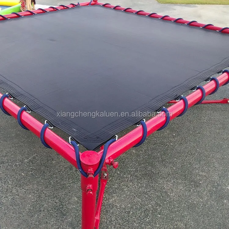 Black Color Raw Material Trampoline Jumping Fabric - Buy Trampoline ...