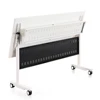 Modern folding steel frame furniture office multifunctional laptop french style study table for students