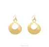 Dubai Gold Jewelry Fancy Design Girls Hanging Swirl Earrings