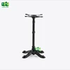 black powder coated cast iron 4 leg table base E9601
