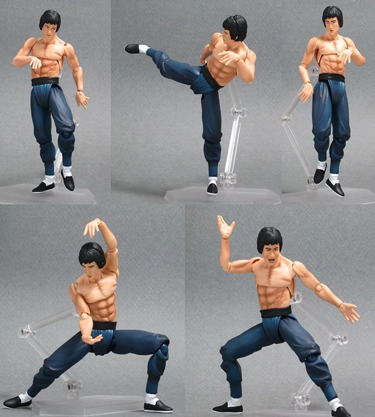 Famous Chinses Kongfu Star Bruce Lee Figma Action Figure - Buy Action ...