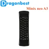 2019 high quality Minix neo A3 Wireless air mouse tv universal remote control with CE&ISO Keyboard Voice