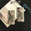 Vintage Literary Broken Branch Rose Mobile Phone Case for iPhone X 8 7 6 6s Plus PC All-inclusive Frosted Hard Shell