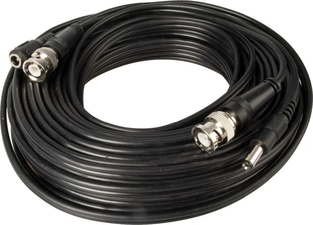 Professional Grade Rg59 Combo Cable Comes With Bnc Connector And 2.1mm ...