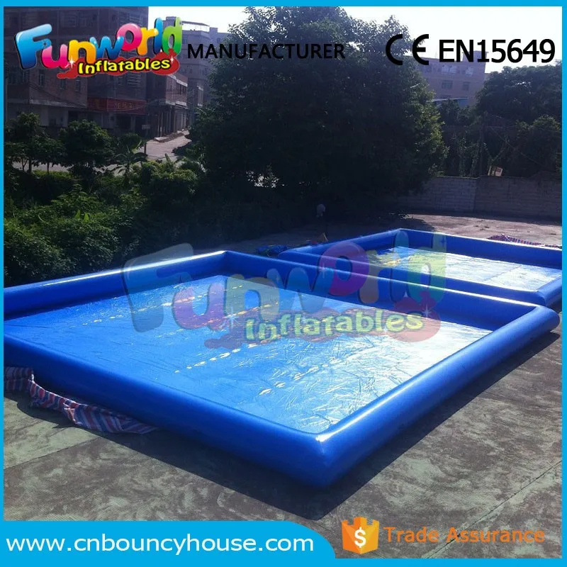 heated inflatable pool