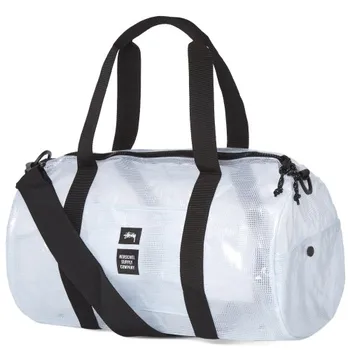 clear duffle bag