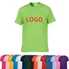 Top Quality 100% Cotton Short Sleeve T Shirt Men Custom Printing Your Brand Logo T-Shirt