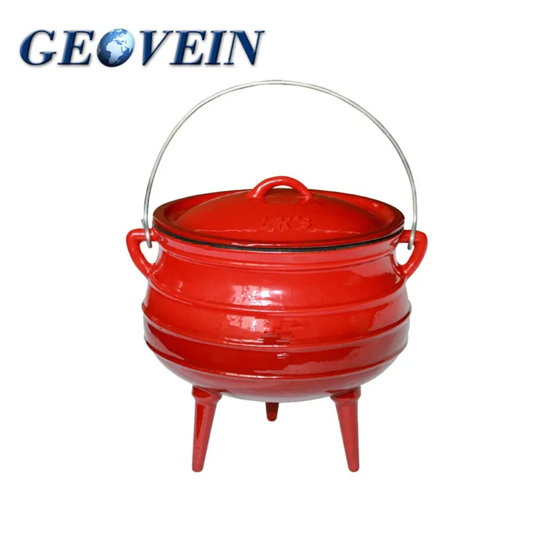 Three Legged Enamel Cast Iron Pot Potjie Buy Three Legged Potjie Pot