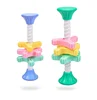 Educational Creative Musical Colorful Turn Tower Baby Bath Toys Rotary Bell Baby Rotary Rattle