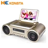 Portable boombox dvd player with Karaoke TV FM DVD USB SD Game Battery