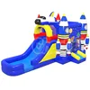 New design Rocket Ship bounce house slide obstacle bouncer jumper cheap warehouse popular inflatable jumping castle Combo