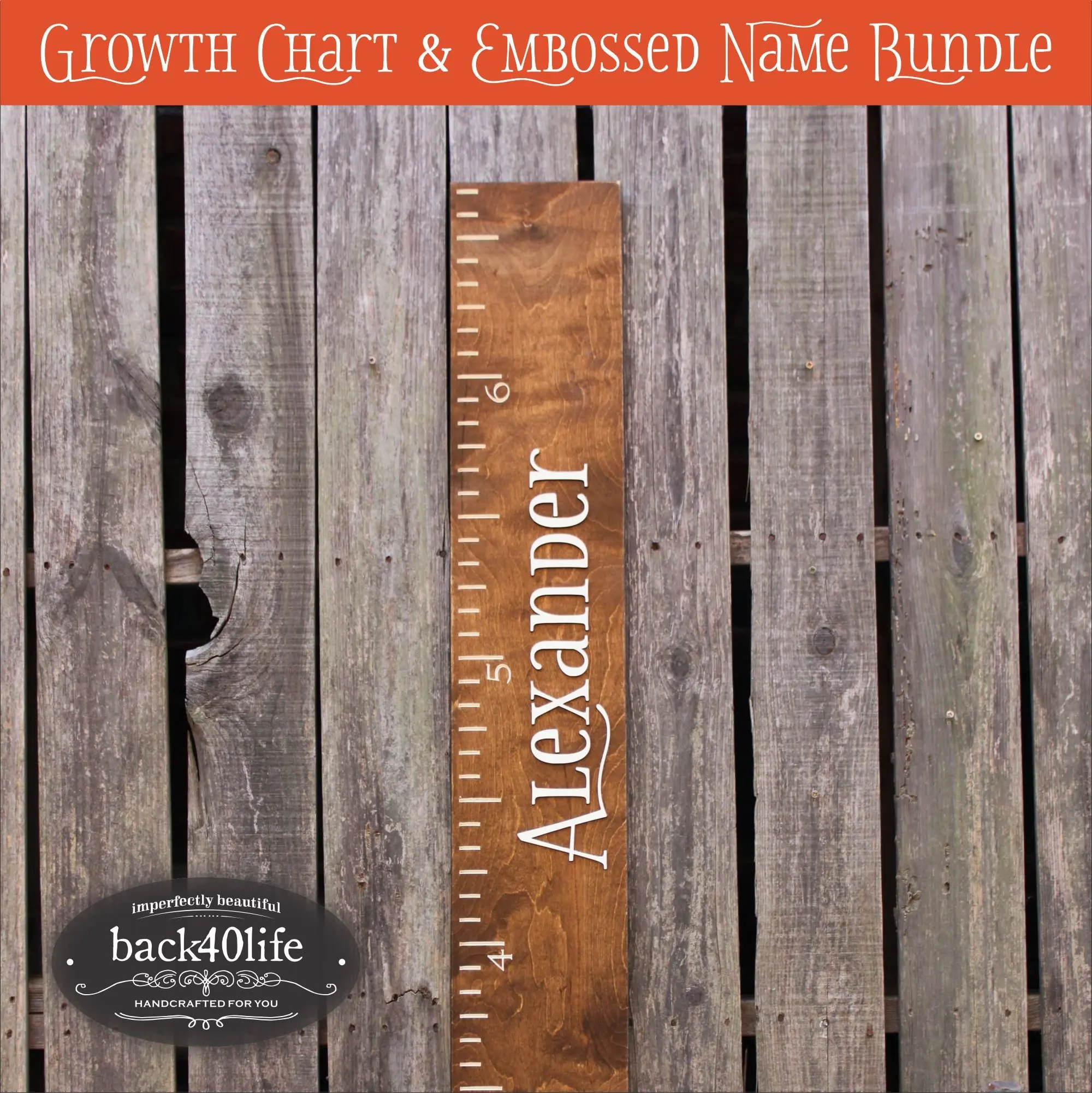 Personalized Wooden Growth Chart