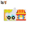 New blocks 4-in-1 DIY Patterns 248+ Pieces Mosaic Puzzle--Streetscape Series Rainbow Tiles for kids