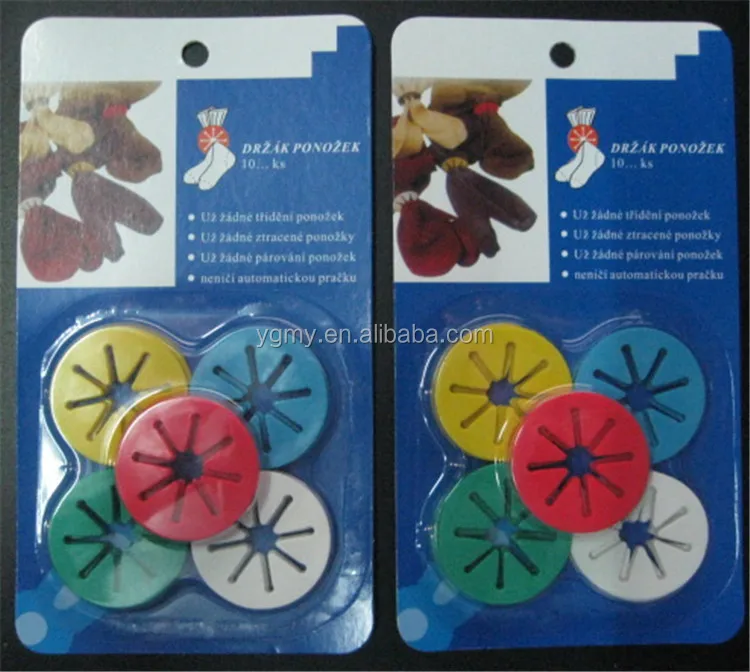 Colorful Sock Holder Rings - Organize Your Laundry Efficiently