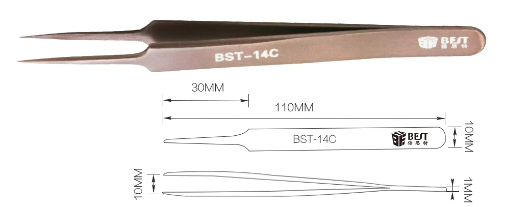 Best surgical stainless steel tweezers, red tweezers