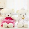 20 cm Stuffed Plush soft Bride groom wedding bear /Double Teddy Bear