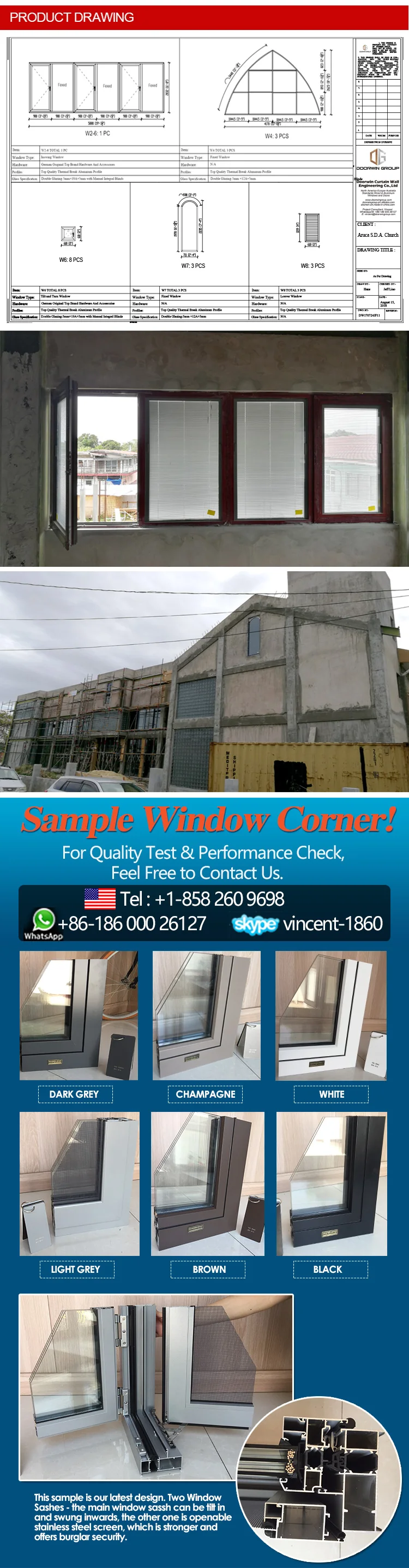 Factory Direct Sales thermal replacement windows quality reviews and doors