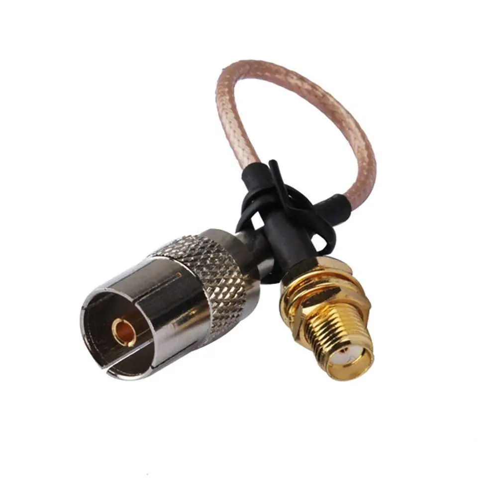6 inch Rf Connector Sma Jack Nut to Tv Female Straight Assembly Extension Coaxial Cable Rg316 15cm for Wireless Antenna Ships From USA