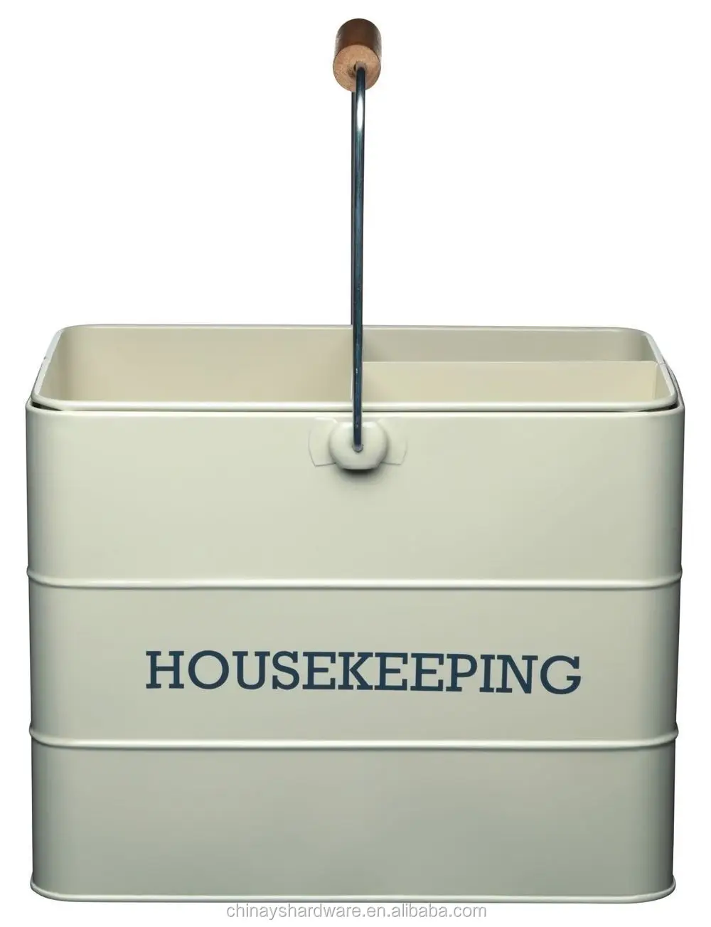 Laundry goods Galvanized metal housekeeper box for household, View