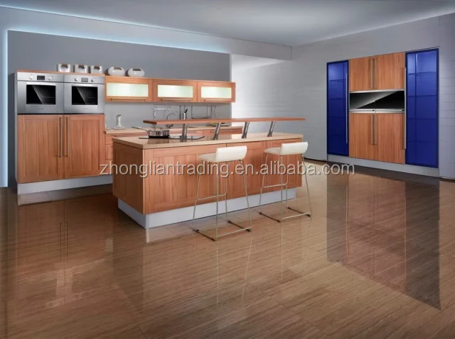 China factory simple designs aluminum profile kitchen cabinet