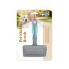Efficiency Remove The Tangles And Loose Hair Remover Brush For Pet By Non Slip Grip Handle And High Quality Metal Pin