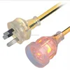 Australian SAA extension cords 10A 250V with light 4V-75 3X1.0mm2